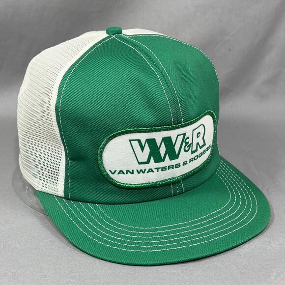 Vtg Van Waters & Rogers Snapback Hat Cap K-Brand Agriculture Farmer Rancher Mens - Picture 6 of 13